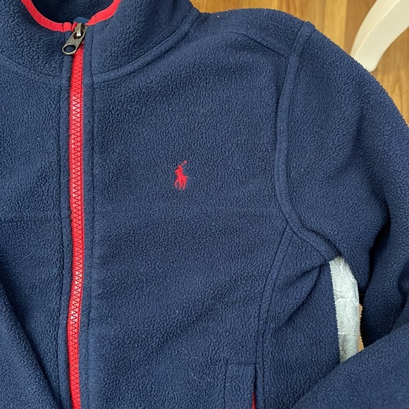 Polo by Ralph Lauren navy sweater jacket - Picture 2 of 3